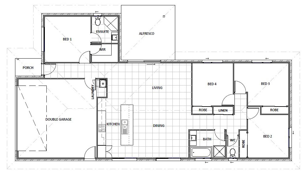 Ascot Floor Plan Design