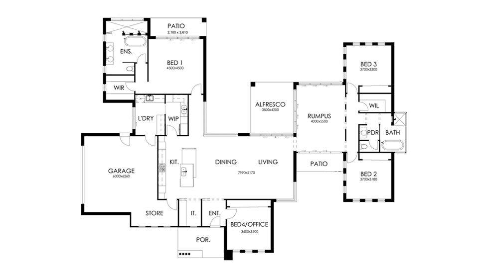 Ariana Floor Plan Design