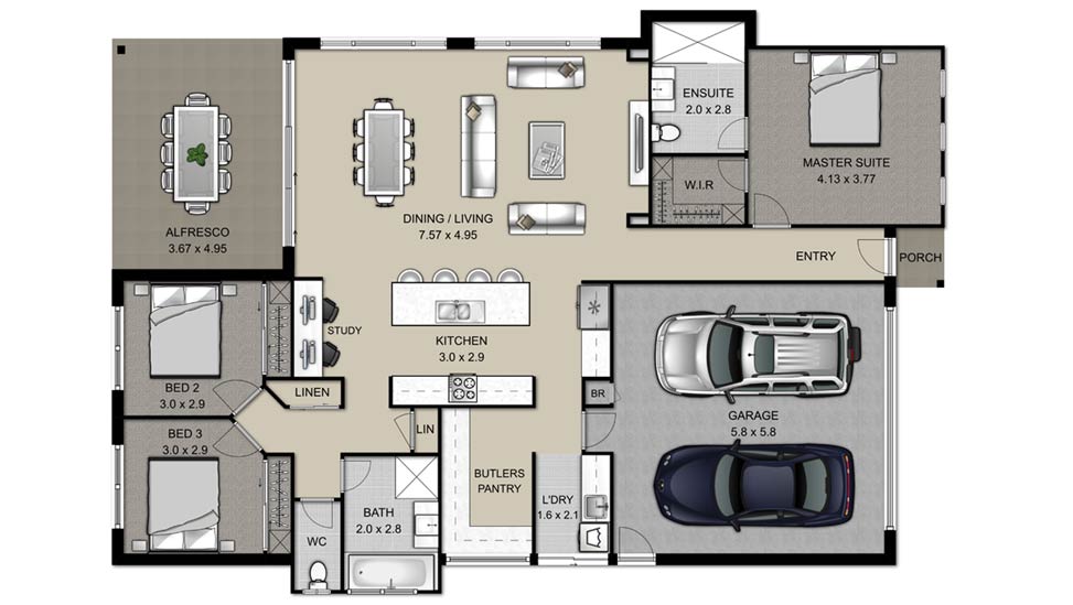 Amberley Floor Plan Design