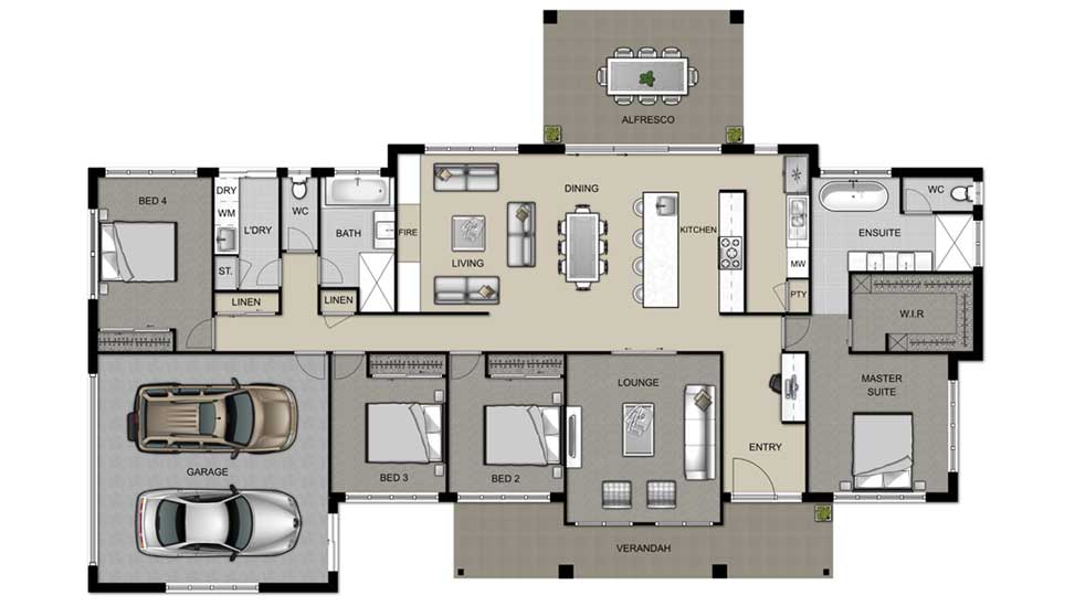Aurora Floor Plan Design