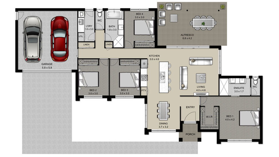 Armidale Floor Plan Design