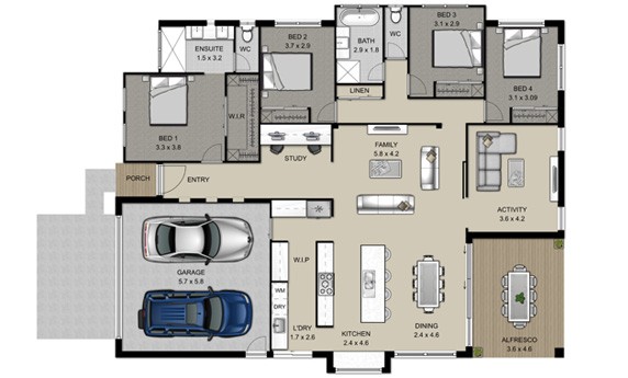 Display Home Floor Plan Design