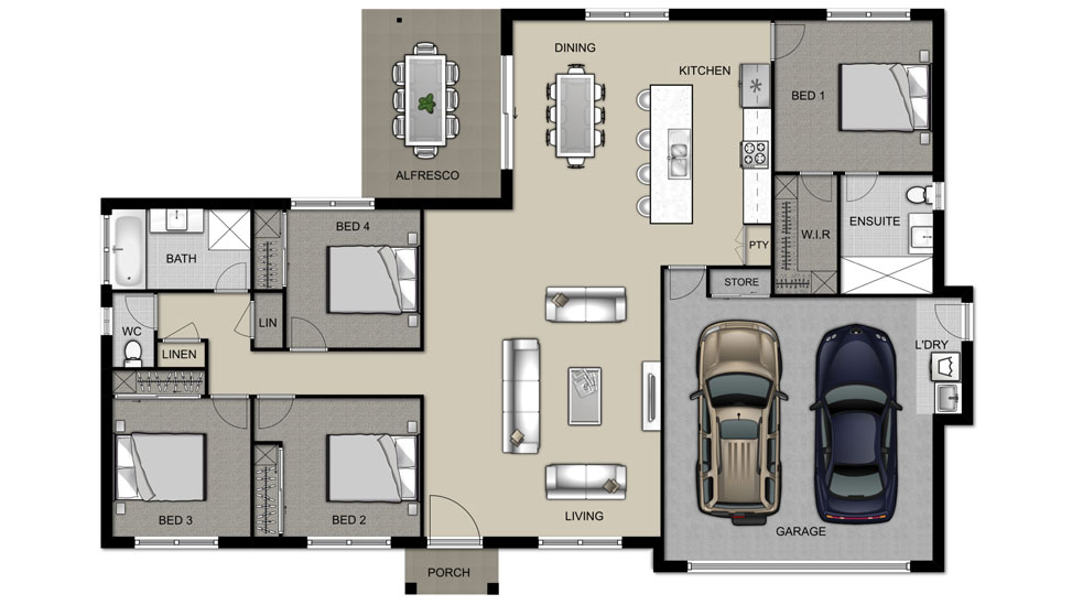 Amity Floor Plan Design