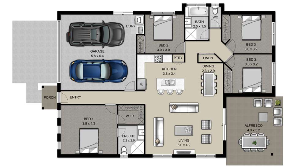 Ashford Floor Plan Design