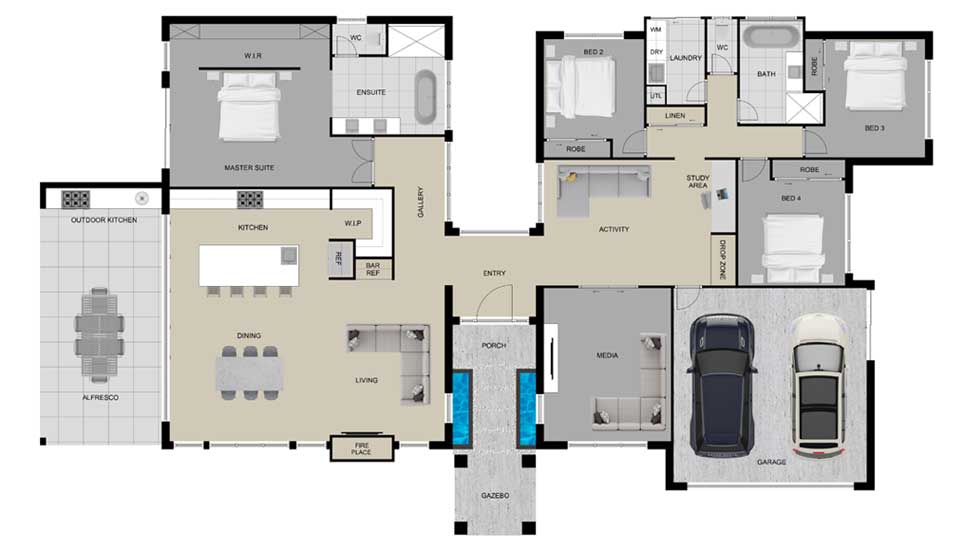 Athena Floor Plan Design